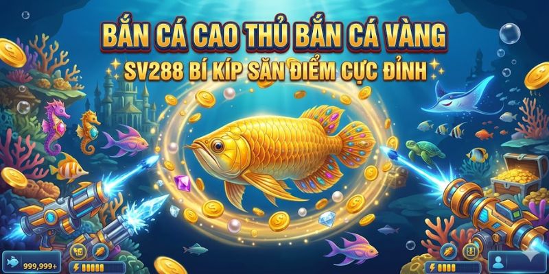 Bắn cá cao thủ bắn cá vàng SV288 Bí kíp săn điểm cực đỉnh