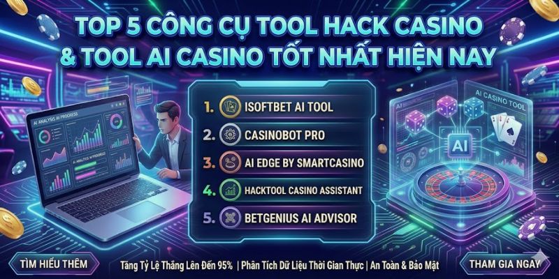 Top 5 Công Cụ Tool Hack Casino (Tool AI Casino) Tốt Nhất Hiện Nay